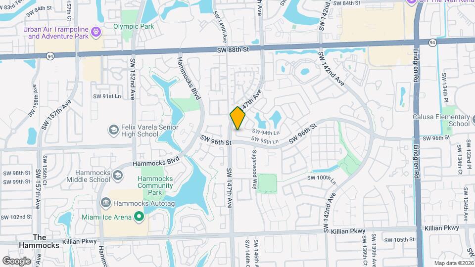 9547 SW 146th Pl Map and Location Details