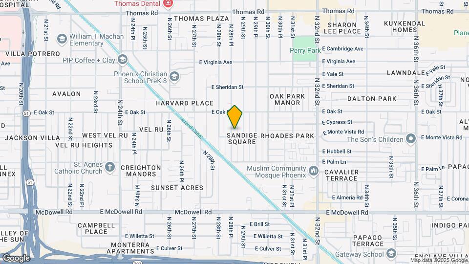 2207 N 28th Pl Map and Location Details