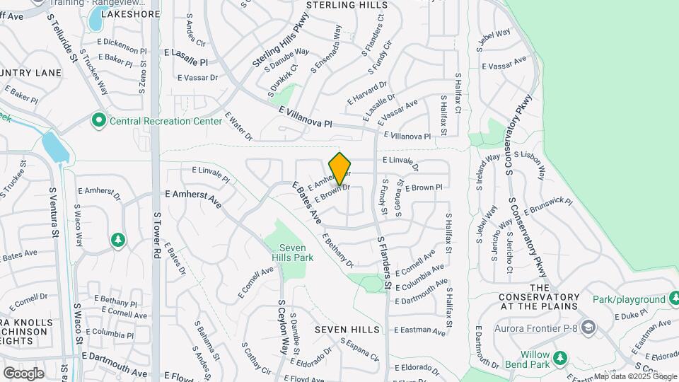 19430 E Brown Dr Mapa y Detalles de la Ubicación