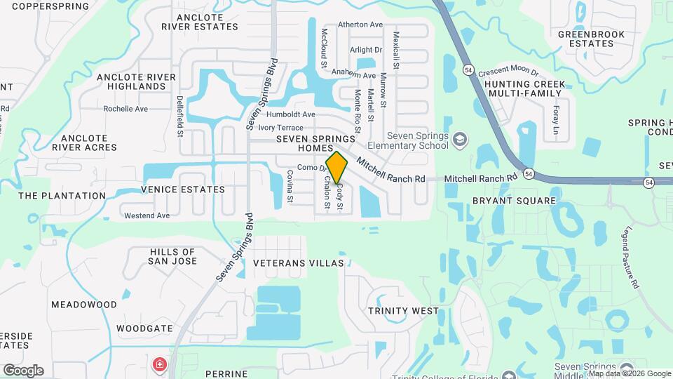 3201 Cody St Map and Location Details