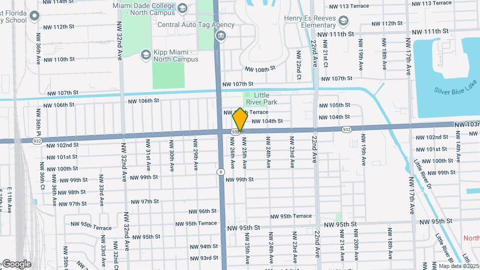 2500 NW 103rd St Map and Location Details