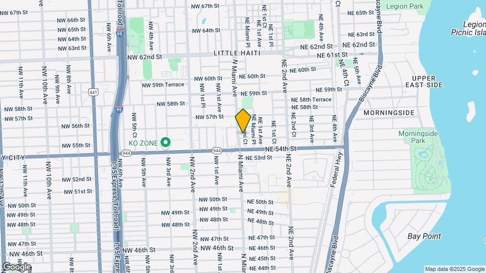 5500 NW Miami Ct Map and Location Details