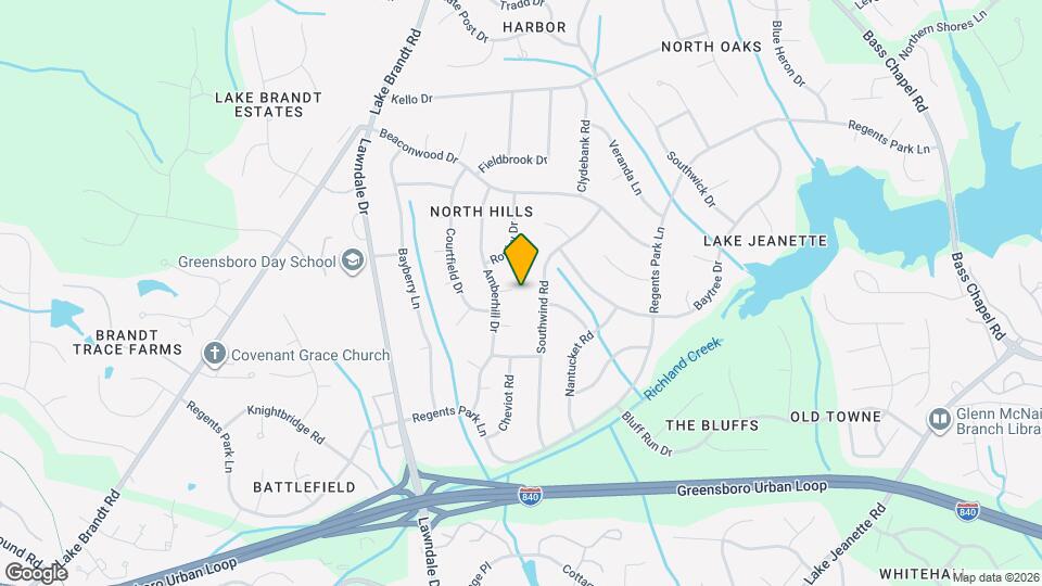 1 Winterton Ct Map and Location Details