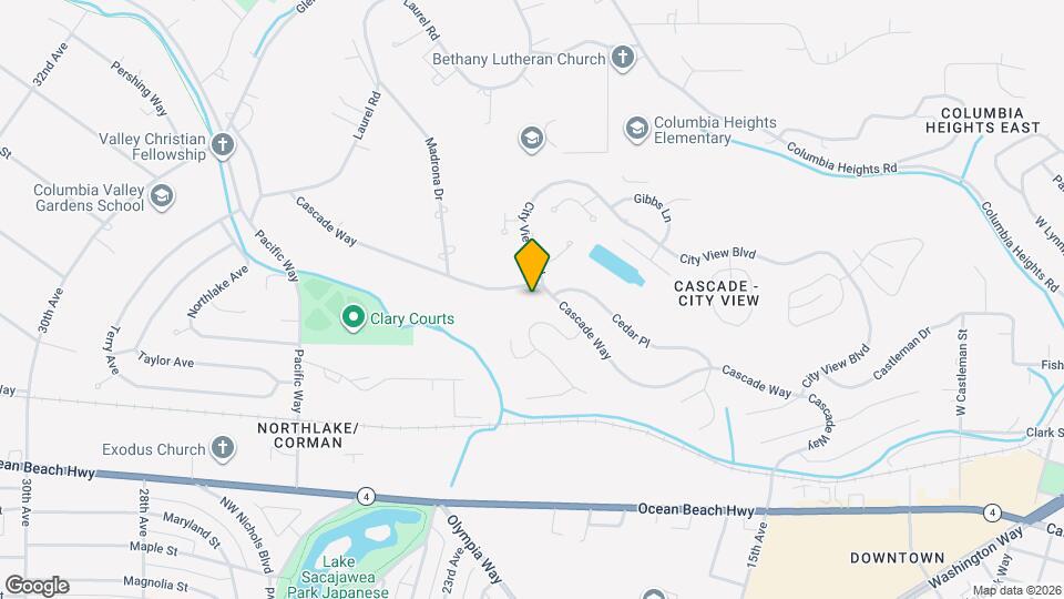 2341 Cascade Way Map and Location Details