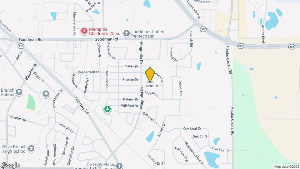 10326 Curtis Dr Map and Location Details