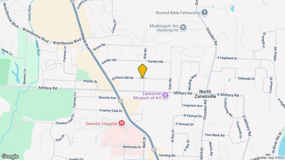 810 Orchard Hill Rd Map and Location Details