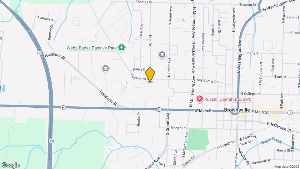 725 Carlton St Map and Location Details