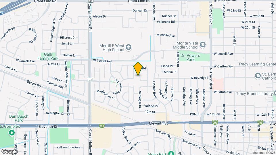 1525 Griffith Pl Map and Location Details