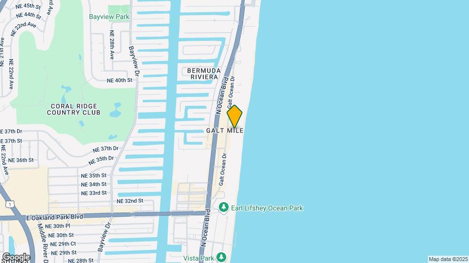 3750 Galt Ocean Dr Map and Location Details