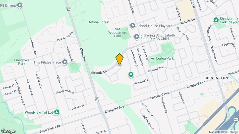 1983 Treetop Way Map and Location Details