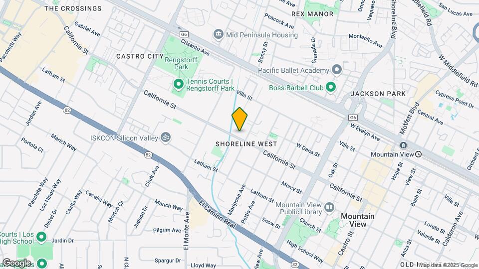 1740 California St Mapa y Detalles de la Ubicación