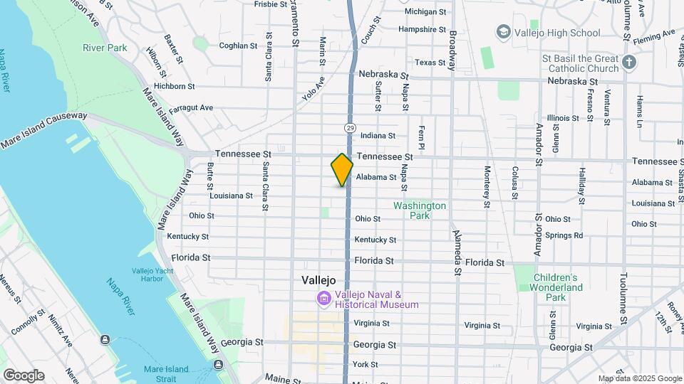 636 Louisiana St Map and Location Details