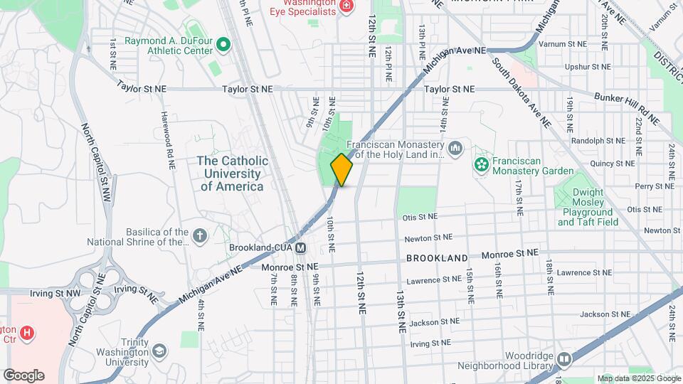 1031 Michigan Ave NE Map and Location Details