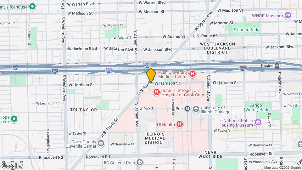 1911 W Harrison St Mapa y Detalles de la Ubicación