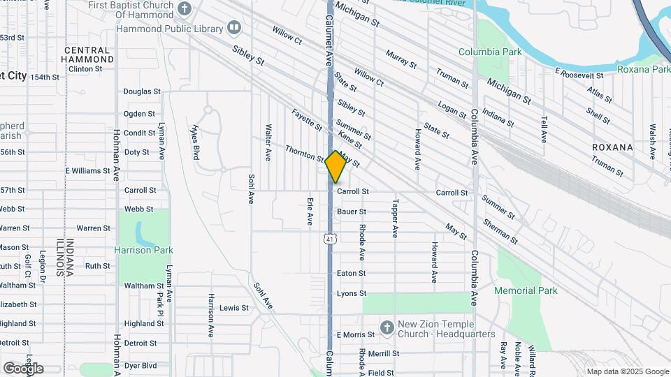 5633 Calumet Ave Mapa y Detalles de la Ubicación