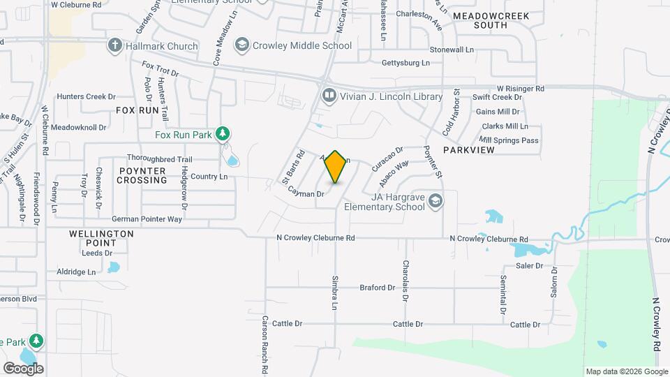 3445 Cayman Dr Map and Location Details