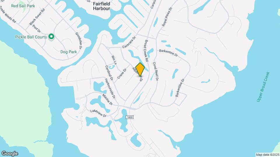 6304 Albatross Dr Map and Location Details