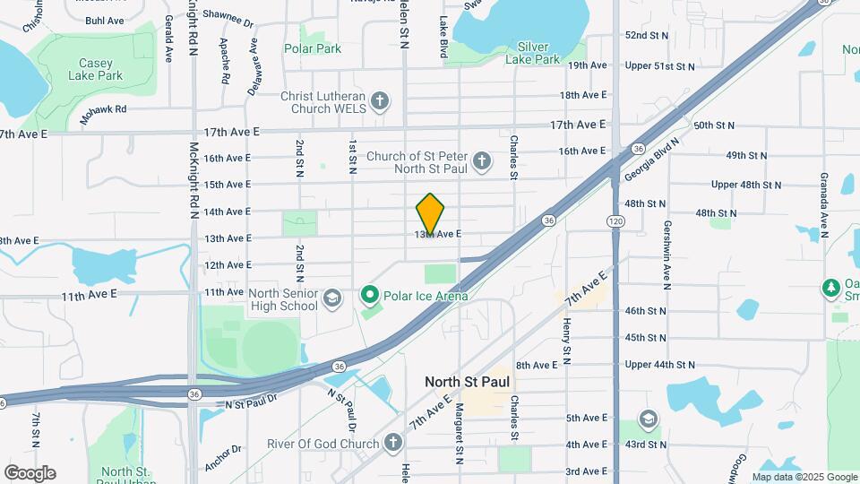 2526 13th Ave E Map and Location Details
