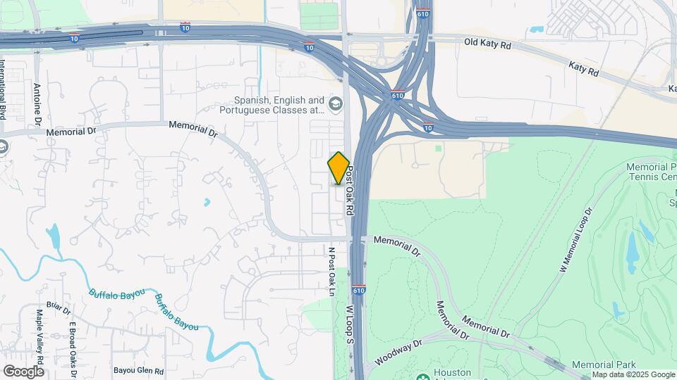 528 N Post Oak Ln Mapa y Detalles de la Ubicación