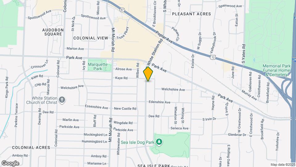 1022 S White Station Rd Map and Location Details