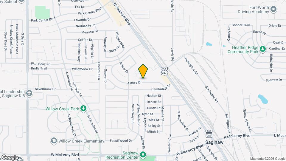 412 Asbury Dr Map and Location Details