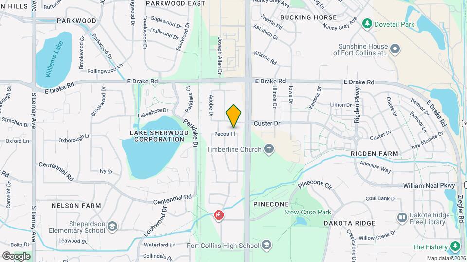 2030 Pecos Pl Map and Location Details