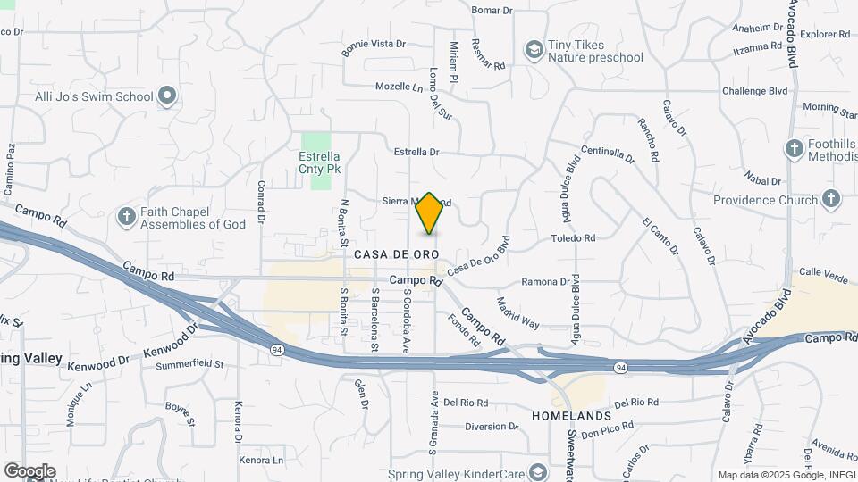 3952 N Granada Ave Map and Location Details