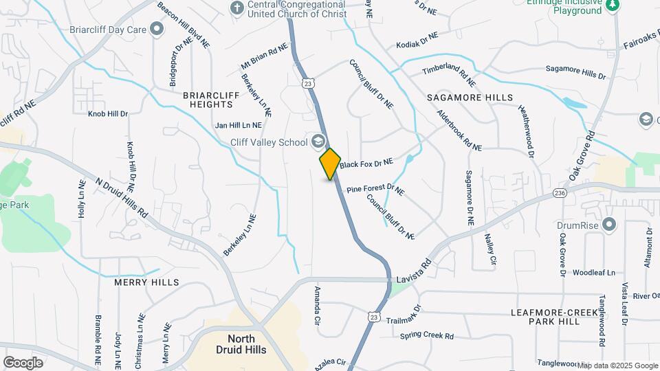2380 Clairmont Rd Map and Location Details
