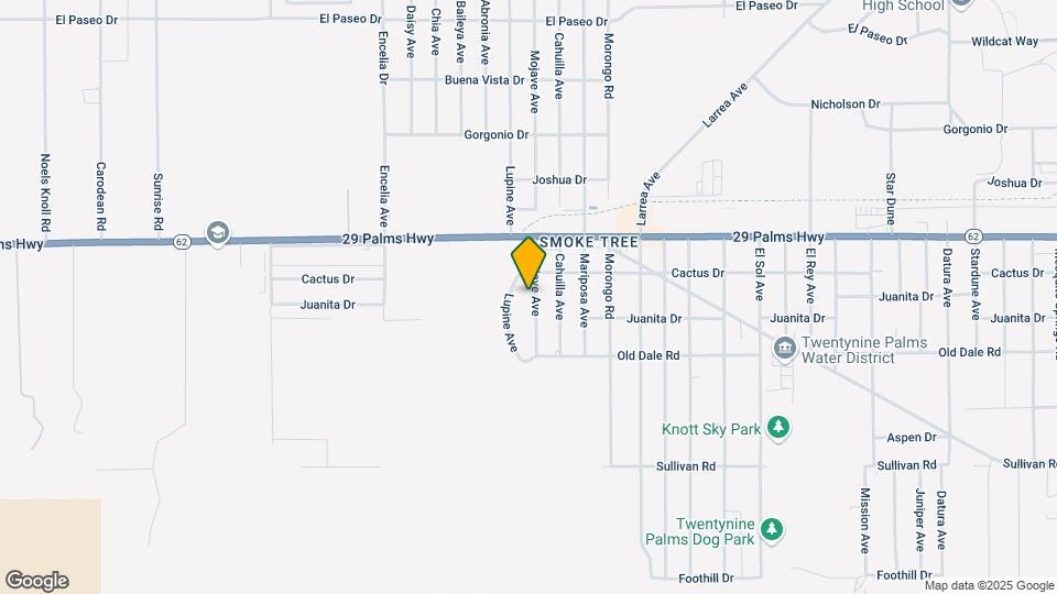 6598 Mojave Ave Map and Location Details
