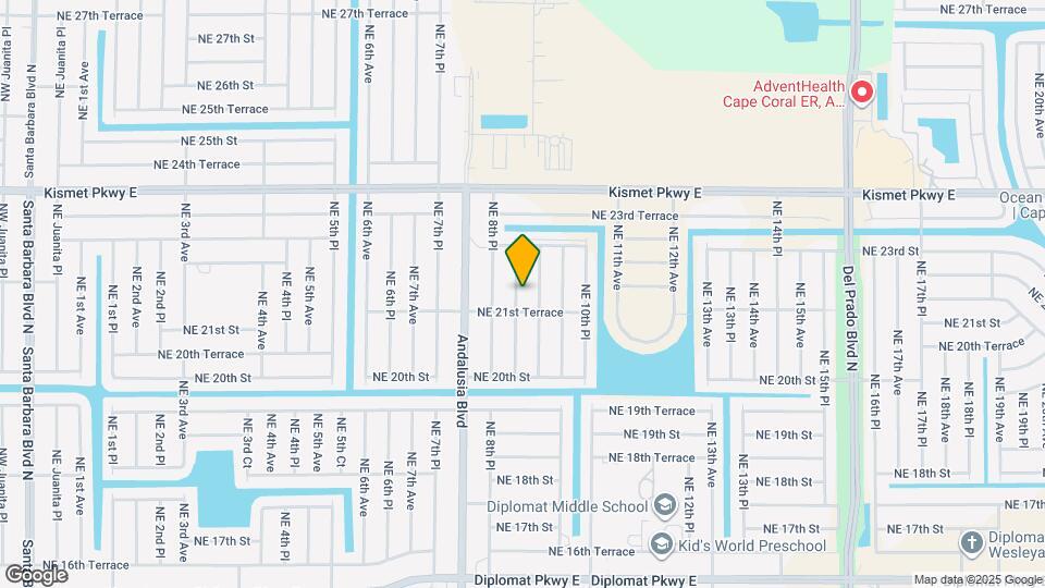 2125 NE 9th Ave Map and Location Details