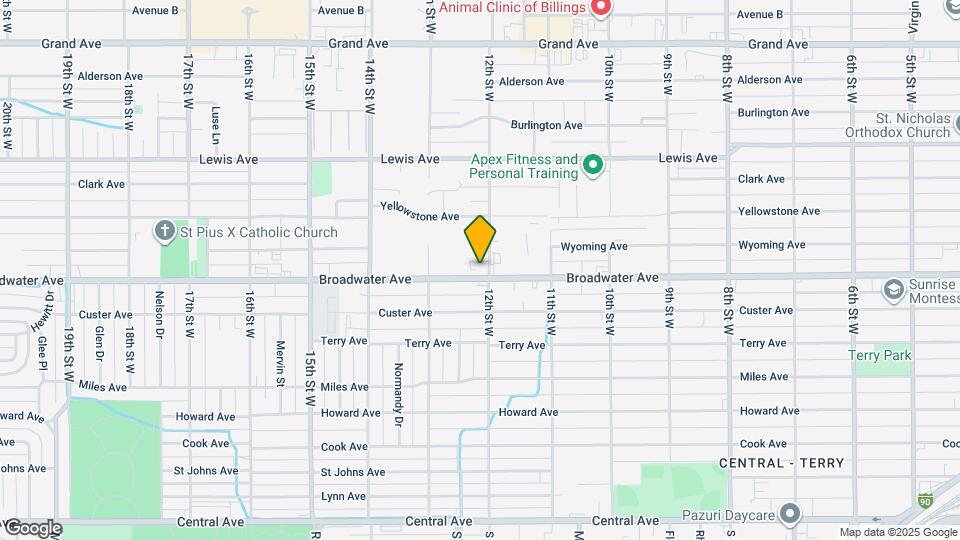 1205 Broadwater Ave Map and Location Details