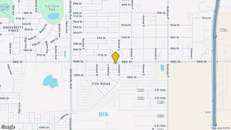 9803 Uvalde Ave Map and Location Details