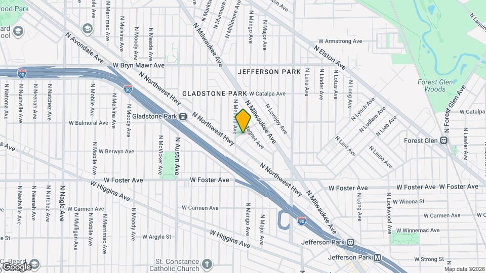 5317 N Manila Ave Map and Location Details