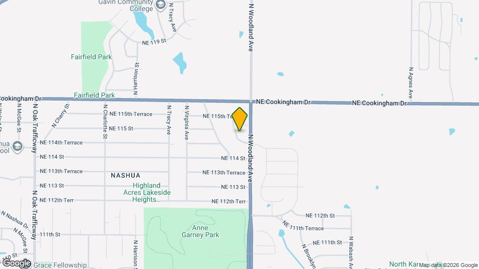 11433 N Highland Ave Mapa y Detalles de la Ubicación