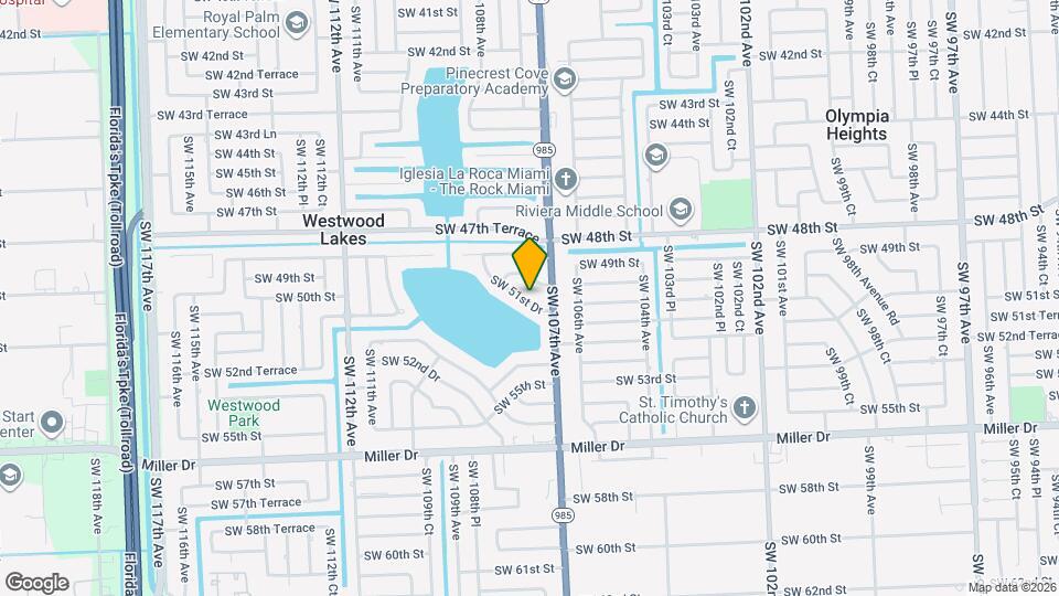 10731 SW 51st Dr Map and Location Details