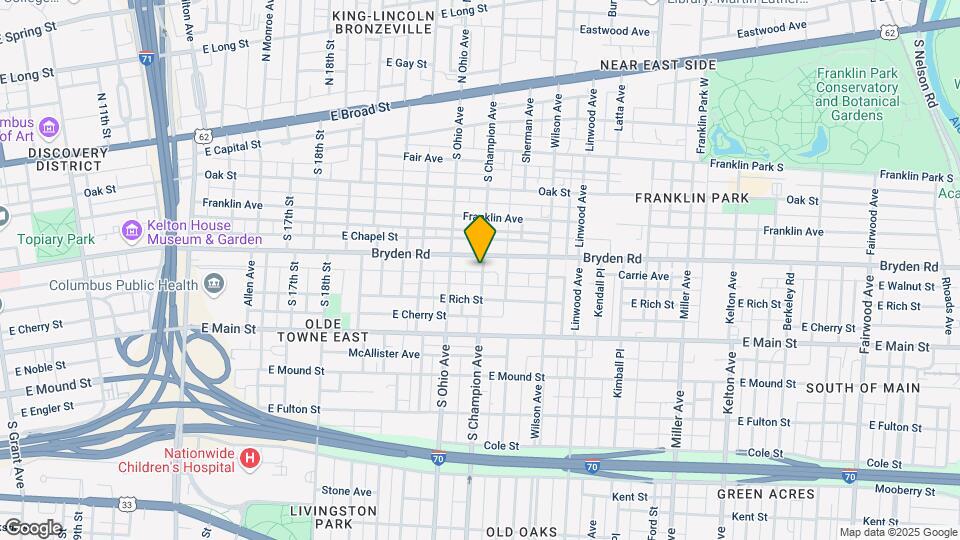 271 S Champion Ave Map and Location Details