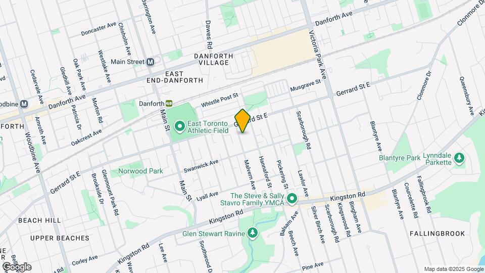 103 Malvern Ave Map and Location Details