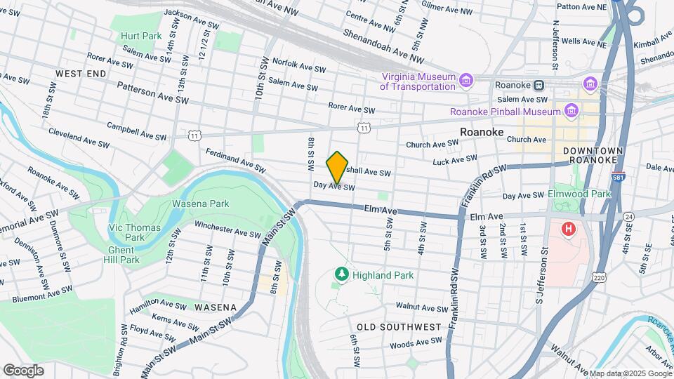 Day Ave Historic Properties Map and Location Details
