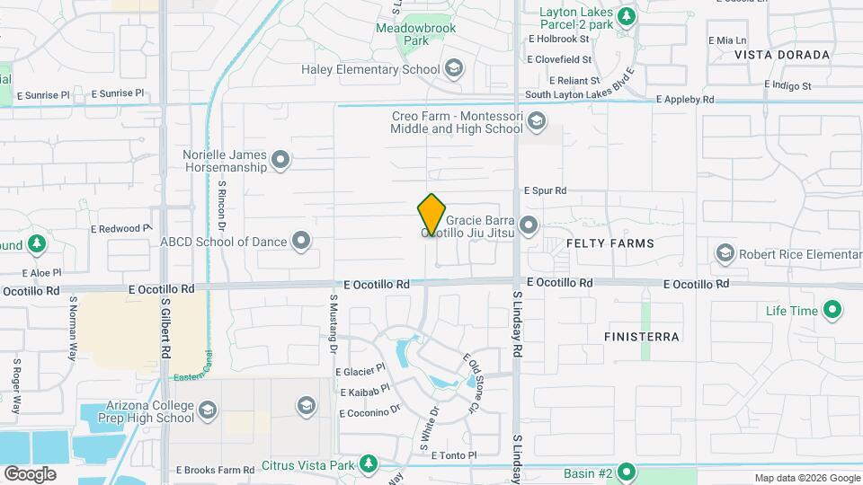 3902 S White Dr Map and Location Details