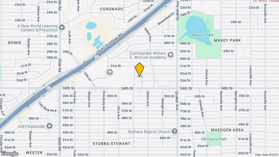 3206 Salisbury Ave Mapa y Detalles de la Ubicación