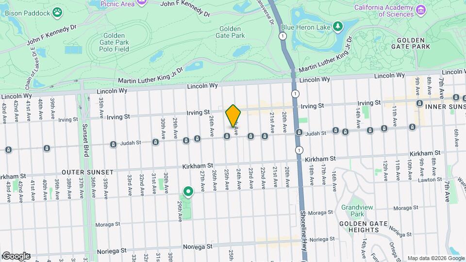 1383-1383 24th Ave Map and Location Details