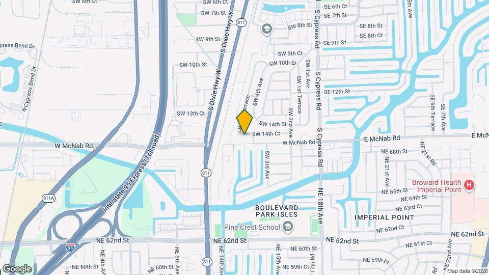 442 SW 14th Ct Map and Location Details