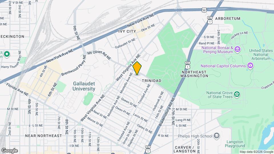 1222 Simms Pl NE Mapa y Detalles de la Ubicación