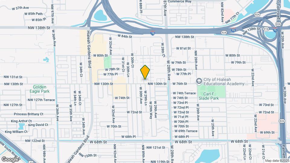 7603 W 29th Ln Map and Location Details