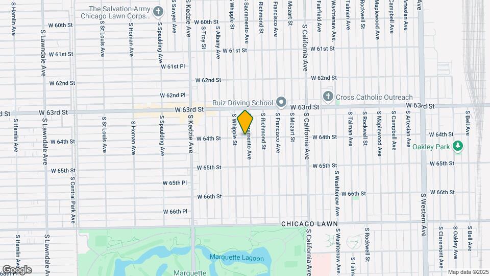 3006 W 64th St Map and Location Details