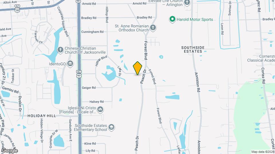 2214 Peach Dr Map and Location Details