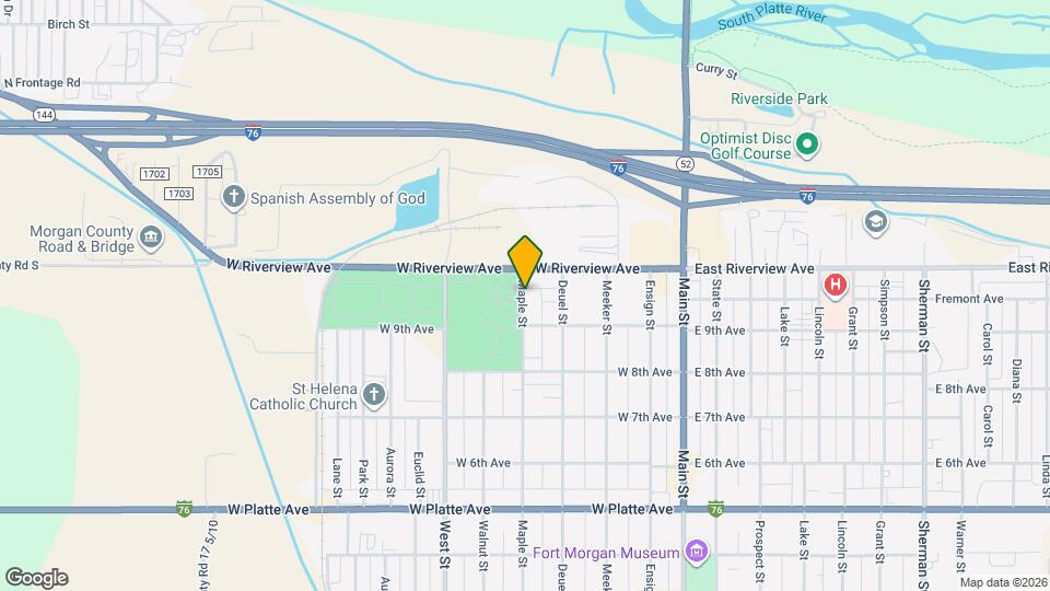 1024 Maple St Map and Location Details