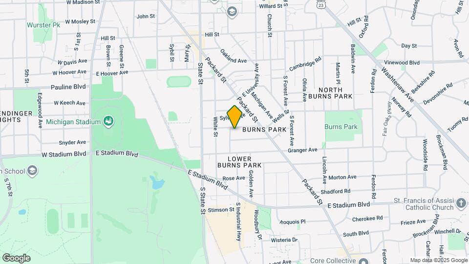 910 Dewey Ave Map and Location Details