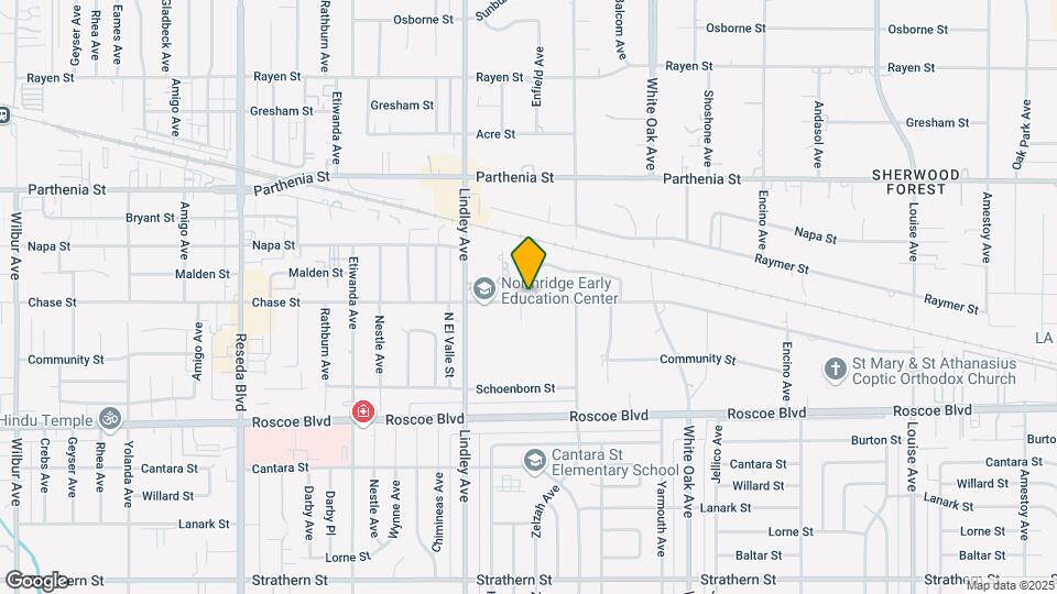 8501 Enfield Ave Mapa y Detalles de la Ubicación