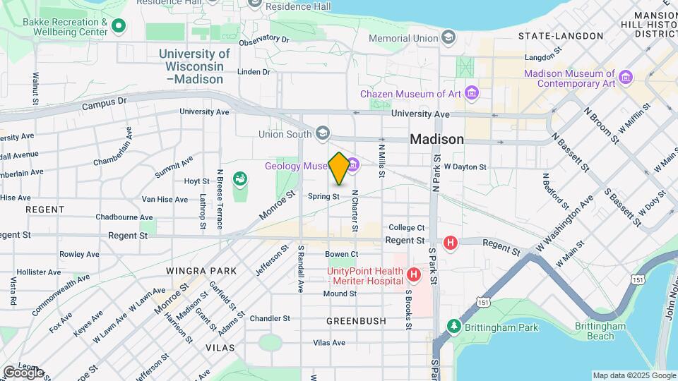 1218 Spring St Mapa y Detalles de la Ubicación